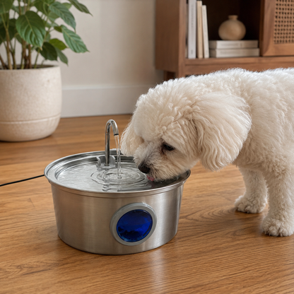 Pawira™ Stainless Steel Dog Water Fountain