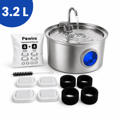 Pawira™ Stainless Steel Dog Water Fountain
