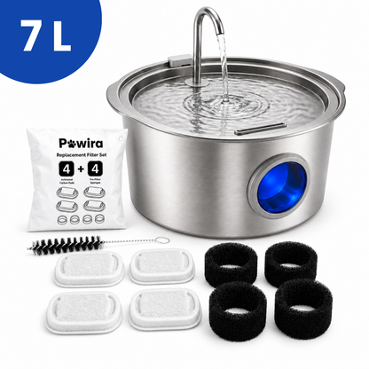 Pawira™ Stainless Steel Dog Water Fountain